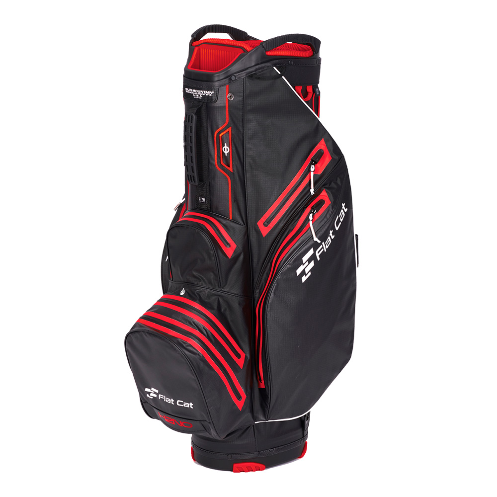 SunMountain H2NO Cart Bag Waterproof black-orange | Golfthunersee.ch